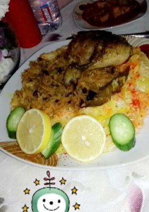 صورة لوصفة دجاج متبل بطريقتي