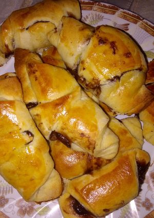 صورة لوصفة كرواسان بالشوكولا
