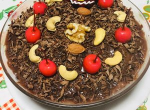 Una foto de Pave con fondue de chocolate!
