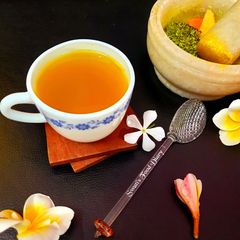A picture of Fennel, Ginger & Turmeric Tea.