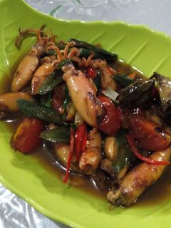 Foto resep Cumi Asin Tumis Kecap