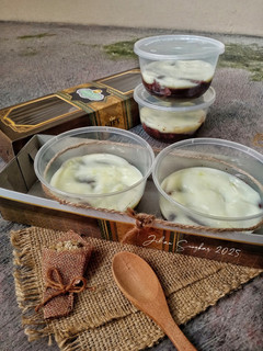 Foto resep 7. puding roti tawar coklat vla