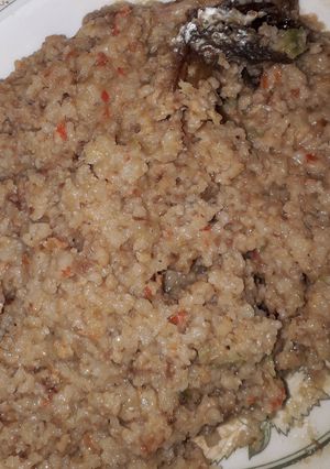 A picture of Dry masa porridge.