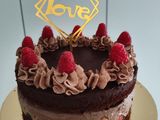 Csokoládés malnas torta