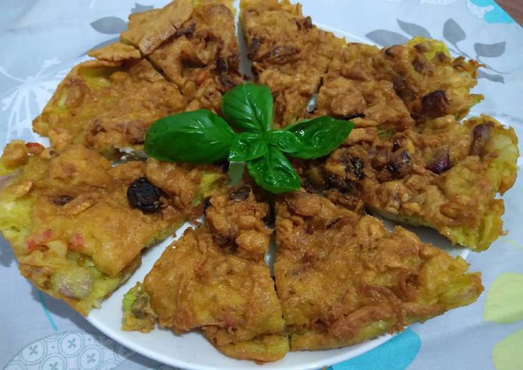 Telur dadar ala rumah makan padang