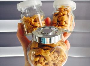 Hình của món Bánh bí đỏ - ăn dặm cho bé.