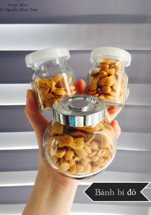 Hình của món Bánh bí đỏ - ăn dặm cho bé.