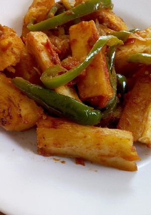 A picture of Fried Cassava.