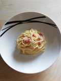 #488 Spaghetti pancetta e cipolle 🥓🍝