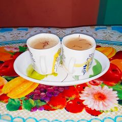 A picture of Saffron Tea With Jaggery.