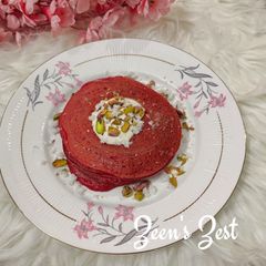 A picture of Beetroot Pancakes.