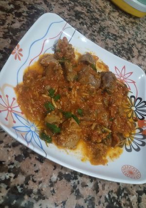 صورة لوصفة كبدة مشرملة