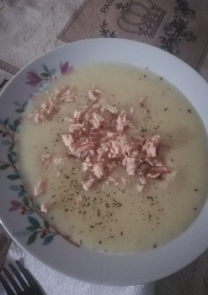 Una foto de Crema de espárragos blancos