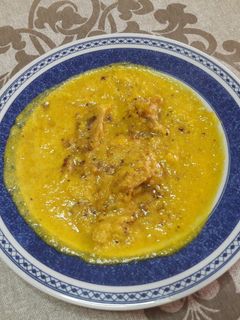 Una foto de Pollo en salsa de mango vegano 🍗