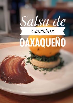 Una foto de Salsa de chocolate oaxaqueño