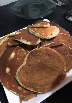 Una foto de Pancakes con Jarabe de Maple (Maple Syrup)