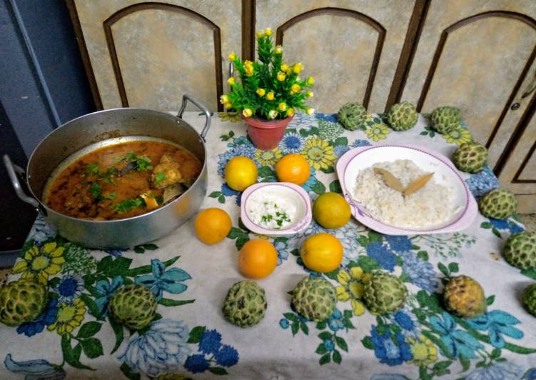 Easiest Way to Prepare Super Quick Homemade Fish salan with zeera rice