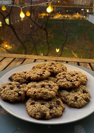 Una foto de Cookies de Avena y Chocolate
