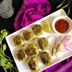 A picture of Thecha Paneer Tikka.