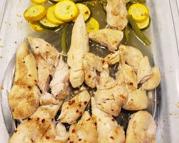 Update, Prepare Recipe One Pan Lemon Garlic Chicken  Vegetables Delicious Nutritious