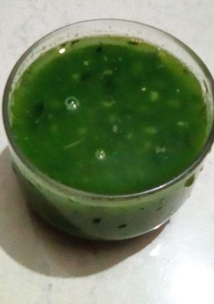 A picture of Green juice.