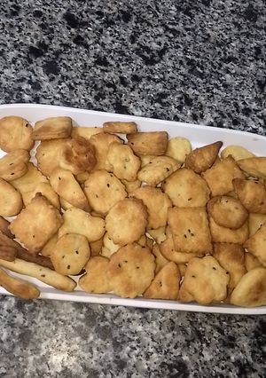 صورة لوصفة بسكوت مالح سهل وسريع