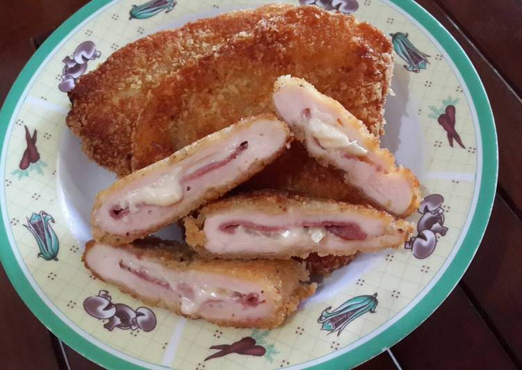 Cara Gampang Membuat Chicken Cordon Bleu yang Bikin Ngiler