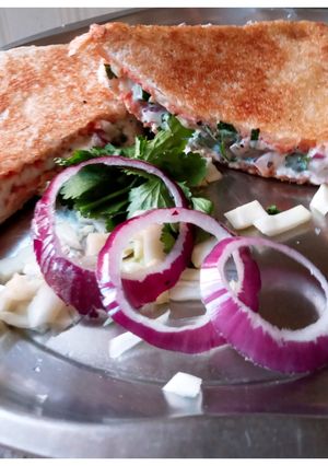कर्ड सैंडविच (Curd sandwich recipe in hindi) रेसिपी मुख्य फोटो