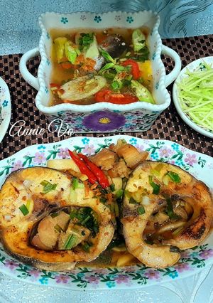 Hình của món Canh chua cá kho đậm vị cơm nhà.