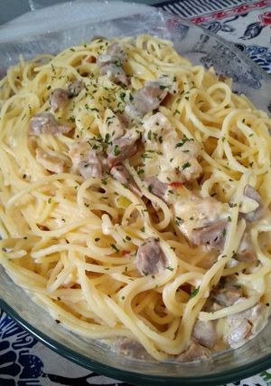 Foto resep Spaghetti creamy carbonara