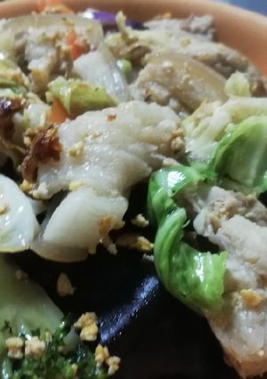 รูปของ ผัดผักหมูสามชั้น