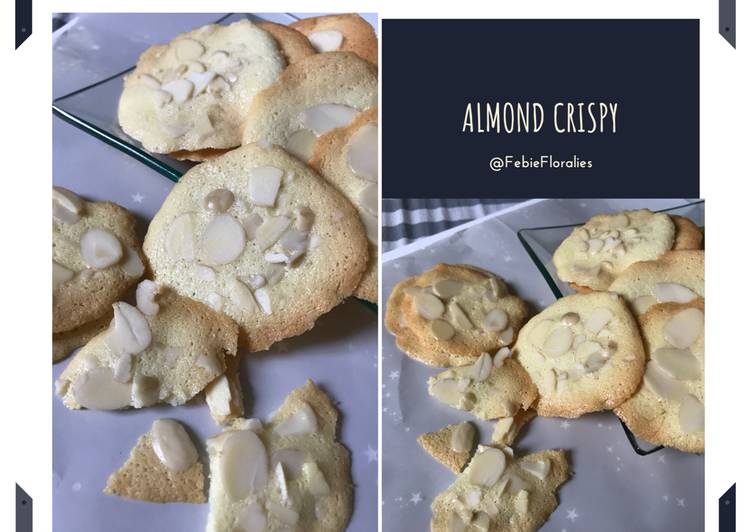 Langkah Mudah untuk Membuat Almond Crispy, Gurih dan Renyah😋😋- Crispy Cookies, Bikin Ngiler