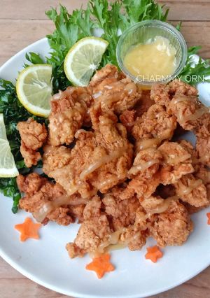 รูปของ ไก่กรอบซอสเลมอน