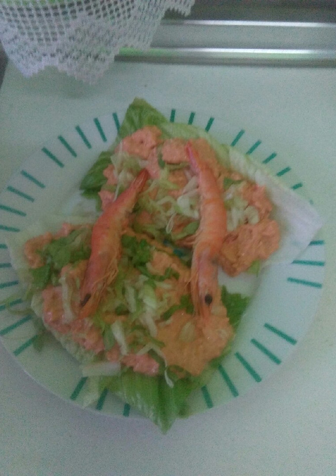 Una foto de Cóctel de💠 marisco 🍍Con Thermomix🍴 a mi manera💠