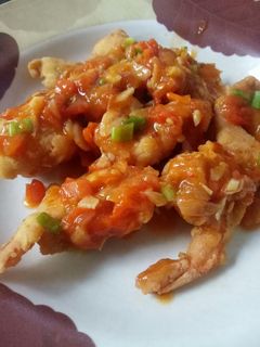 Foto resep Udang krispi pedas manis