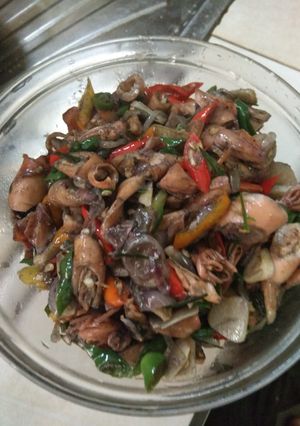 Foto resep Oseng cumi asin