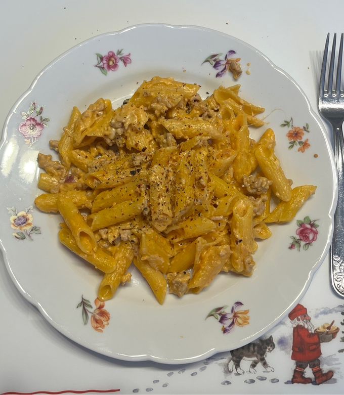 Puha Liza Sertés-Cheddar tészta receptje recept fotója