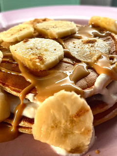 Una foto de Pancakes de canela FÁCIL y SALUDABLE