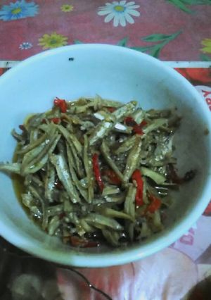 Foto resep Teri tumis cabe syetan😭😜