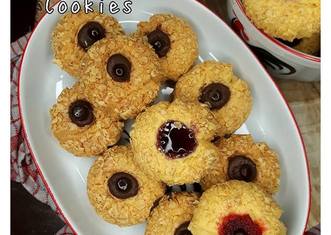 Oat Thumbprint Cookies