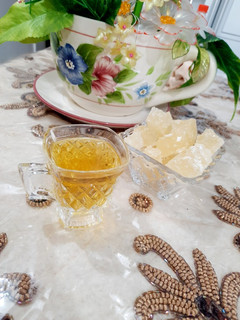 عکسی از دستور دمنوش بابونه و آویشن