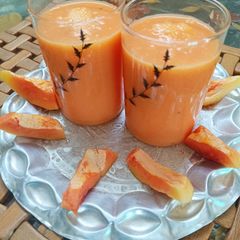 A picture of Sweet Papaya Milk Shake.
