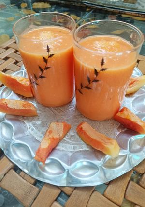 A picture of Sweet Papaya Milk Shake.
