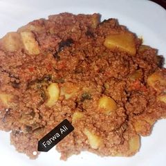 A picture of Qeema Alu.