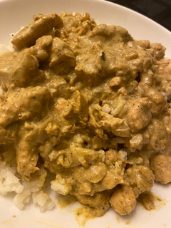 Una foto de Pollo al curry