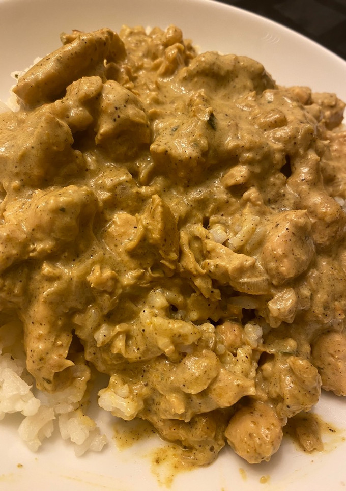 Una foto de Pollo al curry