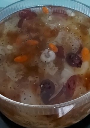 Foto resep Peach Gum Dessert