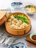 Steamed Shrimp and Pork Shumai with Cabbage