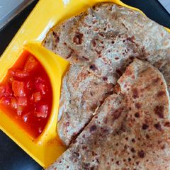 A picture of Chayote (Chow Chow) Parantha.