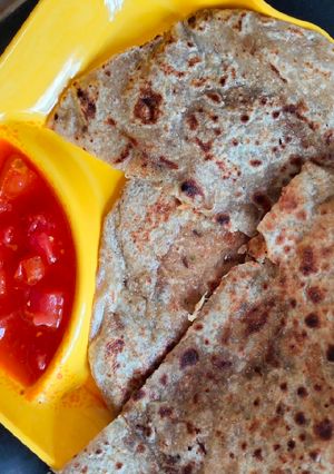 A picture of Chayote (Chow Chow) Parantha.